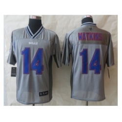 Nike Buffalo Bills 14 Sammy Watkins Grey Elite Vapor NFL Jersey