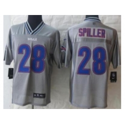 Nike Buffalo Bills 28 C.J. Spiller Grey Elite Vapor NFL Jersey