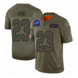 Womens Buffalo Bills 23 Micah Hyde Limited Camo 2019 Salute to Service Football Jersey