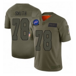 Womens Buffalo Bills 78 Bruce Smith Limited Camo 2019 Salute to Service Football Jersey