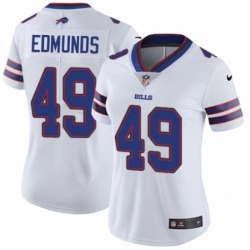 Womens Nike Buffalo Bills 49 Tremaine Edmunds White Vapor Untouchable Limited Player NFL Jersey