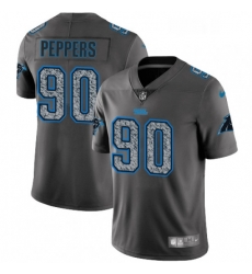 Mens Nike Carolina Panthers 90 Julius Peppers Gray Static Vapor Untouchable Limited NFL Jersey