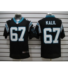 Nike Carolina Panthers 67 Ryan Kalil Black Elite NFL Jersey
