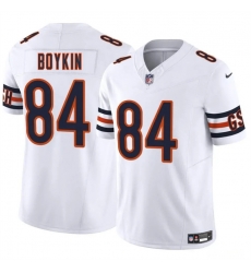 Men Chicago Bears 84 Miles Boykin White 2025 F U S E  Vapor Untouchable Limited Stitched Football Jersey