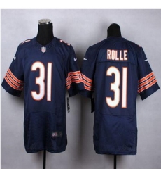 New Chicago Bears #31 Antrel Rolle Navy Blue Team Color Men Stitched NFL Elite Jersey