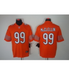 Nike Chicago Bears 99 Shea McClellin Orange Limited NFL Jersey