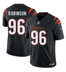 Men Cincinnati Bengals 96 Landon Robinson Black 2026 Draft F U S E Vapor Untouchable Limited Stitched Football Jersey Men Cincinnati Bengals 96 Landon Robinson Black 2026 Draft F U S E Vapor Untouchable Limited Stitched Football Jersey