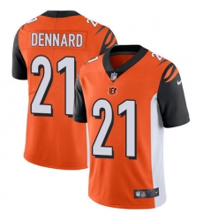 Nike Bengals #21 Darqueze Dennard Orange Alternate Mens Stitched NFL Vapor Untouchable Limited Jersey