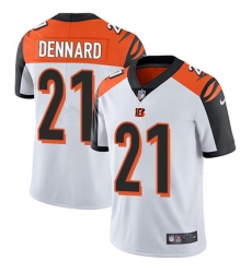 Nike Bengals #21 Darqueze Dennard White Mens Stitched NFL Vapor Untouchable Limited Jersey