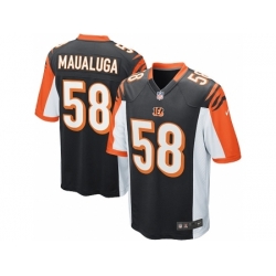 Nike Cincinnati Bengals 58 Rey Maualuga black Game NFL Jersey