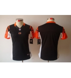 Women Nike Cincinnati Bengals Blank Black Color[NIKE LIMITED Jersey]