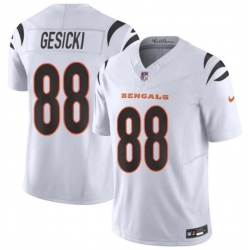 Youth Cincinnati Bengals 88 Mike Gesicki White 2024 F U S E  Vapor Untouchable Limited Stitched Jersey