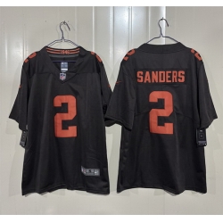 Men Cleveland Browns  2 Shedeur Sanders Brown 2026  Alpha Dawg Edition  Vapor Limited Stitched Football Jersey