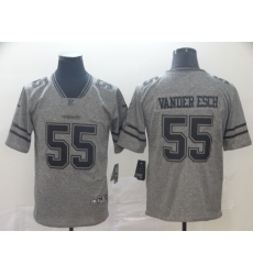 Cowboys 55 Leighton Vander Esch Gray Gridiron Gray Vapor Untouchable Limited Jersey