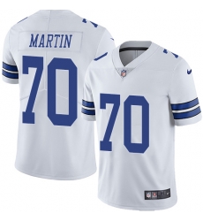 Nike Cowboys #70 Zack Martin White Mens Stitched NFL Vapor Untouchable Limited Jersey