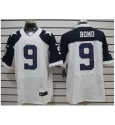 Nike Dallas Cowboys 9 Tony Romo White Elite Thankgivings NFL Jersey