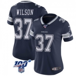 Nike Donovan Wilson Dallas Cowboys Limited Navy 100th Vapor Jersey Women