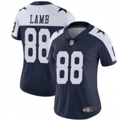 Women Dallas Cowboys CeeDee Lamb Navy Limited Alternate Vapor Untouchable Jersey