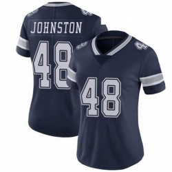 Women Dallas Cowboys Daryl Johnston 84 Nike Vapor Navy Blue Limited Jersey