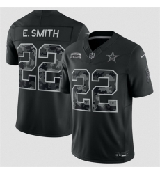 Youth Dallas Cowboys 22 Emmitt Smith Black 2026 Salute to Service Limited Stitched Football Jersey Youth Dallas Cowboys 22 Emmitt Smith Black 2026 Salute to Service Limited Stitched Football Jersey