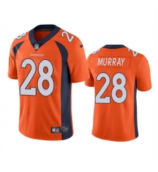 Men Denver Broncos 28 Latavius Murray Orange Vapor Untouchable Stitched Jersey