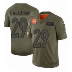 Youth Denver Broncos 29 Bryce Callahan Limited Camo 2019 Salute to Service Football Jersey