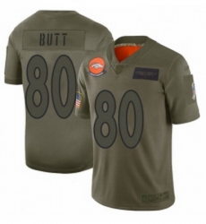 Youth Denver Broncos 80 Jake Butt Limited Camo 2019 Salute to Service Football Jersey