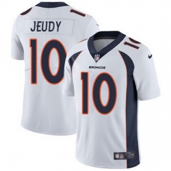Youth Nike Broncos 10 Jerry Jeudy Navy White Alternate Stitched NFL Vapor Untouchable Limited Jersey