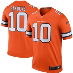 Youth Nike Emmanuel Sanders Denver Broncos #10 Limited Orange Color Rush Jersey