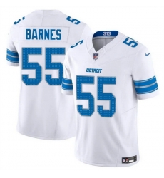 Men Detroit Lions 55 Derrick Barnes White 2025 F U S E Vapor Limited Stitched Jersey Men Detroit Lions 55 Derrick Barnes White 2025 F U S E Vapor Limited Stitched Jersey