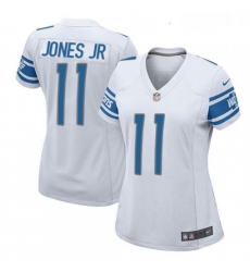 Womens Nike Detroit Lions 11 Marvin Jones Jr Game White NFL Jersey