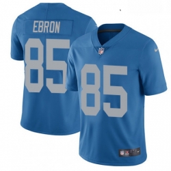 Youth Nike Detroit Lions 85 Eric Ebron Limited Blue Alternate Vapor Untouchable NFL Jersey