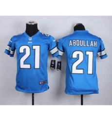 nike youth nfl jerseys detroit lions 21 abdullah blue[nike][abdullah]