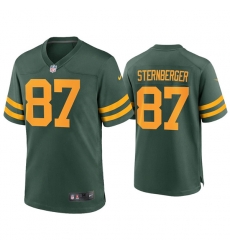 Men Green Bay Packers 87 Jace Sternberger Alternate Limited Green Jersey