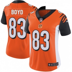 Womens Nike Cincinnati Bengals 83 Tyler Boyd Elite Orange Alternate NFL Jersey