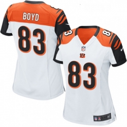 Womens Nike Cincinnati Bengals 83 Tyler Boyd Game White NFL Jersey