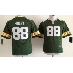 Youth Nike Green Bay Packers 88 Jermichael Finley Green NFL Jerseys