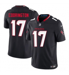 Men Houston Texans  17 Brandon Codrington Navy 2nd Alternate 2026 F U S E  Vapor Limited Stitched Football Jersey