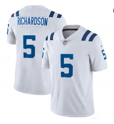 Men Nike Indianapolis Colts #5 Anthony Richardson White Vapor Untouchable Limited Stitched NFL Jersey