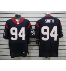 Nike Houston Texans 94 Antonio Smith Blue Elite NFL Jersey