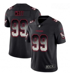 Texans 99 J J  Watt Black Men Stitched Football Vapor Untouchable Limited Smoke Fashion Jersey