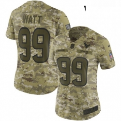 Womens Nike Houston Texans 99 JJ Watt Limited Camo 2018 Salute to Service NFL Jersey