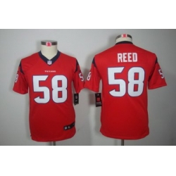 Youth Nike Houston Texans #58 Brooks Reed Red Color[Youth Limited Jerseys]