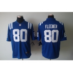 Nike Indianapolis Colts 80 Coby Fleener Blue Limited NFL Jersey