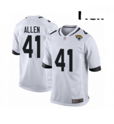 Men Jacksonville Jaguars 41 Josh Allen Game White Football Jersey