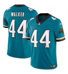 Men Jacksonville Jaguars 44 Travon Walker Teal 2024 F U S E  Prowler Throwback Vapor Limited Stitched Football Jersey