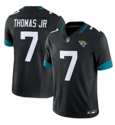 Men Jacksonville Jaguars  7 Brian Thomas Jr  Black 2026 F U S E  Vapor Untouchable Limited Stitched Jersey
