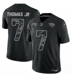 Men Jacksonville Jaguars 7 Brian Thomas Jr Black F U S E 2026 Salute to Service Limited Stitched Football Jersey Men Jacksonville Jaguars 7 Brian Thomas Jr Black F U S E 2026 Salute to Service Limited Stitched Football Jersey