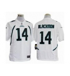 Nike Jacksonville Jaguars 14 Justin Blackmon White Game NFL Jersey