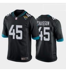 men k'lavon chaisson jacksonville jaguars black game jersey 